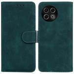 For Tecno Spark 30 Pro Skin Feel Pure Color Flip Leather Phone Case(Green)