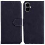 For Tecno Pop 10 / Spark Go 2 4G Skin Feel Pure Color Flip Leather Phone Case(Black)