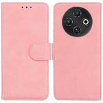 For Tecno Pop 9 5G / Spark 30C 5G Skin Feel Pure Color Flip Leather Phone Case(Pink)