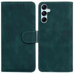 For Samsung Galaxy M34 5G/F34 5G Skin Feel Pure Color Flip Leather Phone Case(Green)