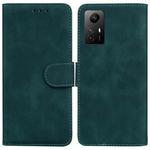 For Xiaomi Redmi Note 12S Skin Feel Pure Color Flip Leather Phone Case(Green)