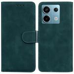 For Xiaomi Redmi Note 13 Pro 5G Skin Feel Pure Color Flip Leather Phone Case(Green)