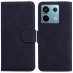 For Xiaomi Redmi Note 13 Pro 5G Skin Feel Pure Color Flip Leather Phone Case(Black)