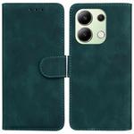 For Xiaomi Redmi Note 13 4G Global Skin Feel Pure Color Flip Leather Phone Case(Green)