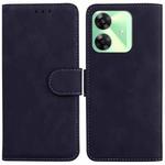 For Realme C61 / C63 / Note 60 Skin Feel Pure Color Flip Leather Phone Case(Black)