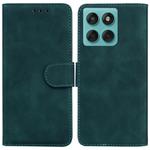 For Motorola Edge 60 Fusion / Edge 5G 2025 Skin Feel Pure Color Flip Leather Phone Case(Green)