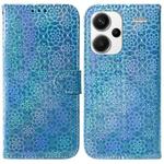 For Xiaomi Redmi Note 13 Pro+ 5G Colorful Magnetic Buckle Leather Phone Case(Blue)