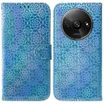 For Xiaomi Redmi A3 Colorful Magnetic Buckle Leather Phone Case(Blue)