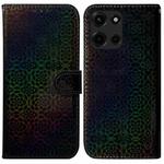 For Motorola Moto G 5G 2025 Colorful Magnetic Buckle Leather Phone Case(Black)