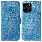 For Motorola Moto G 5G 2025 Colorful Magnetic Buckle Leather Phone Case(Blue)