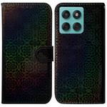 For Motorola Edge 60 Fusion / Edge 5G 2025 Colorful Magnetic Buckle Leather Phone Case(Black)