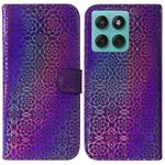 For Motorola Edge 60 Fusion / Edge 5G 2025 Colorful Magnetic Buckle Leather Phone Case(Purple)
