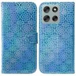 For Motorola Moto G56 5G / G66j 5G / G66y 5G Colorful Magnetic Buckle Leather Phone Case(Blue)