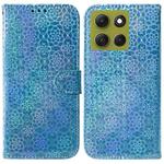 For Motorola Moto G86 5G Colorful Magnetic Buckle Leather Phone Case(Blue)
