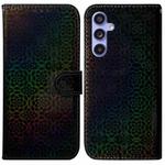 For Samsung Galaxy S23 FE 5G Colorful Magnetic Buckle Leather Phone Case(Black)