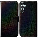 For Samsung Galaxy M15/F15 Colorful Magnetic Buckle Leather Phone Case(Black)