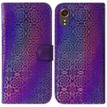 For Samsung Galaxy Xcover7 Colorful Magnetic Buckle Leather Phone Case(Purple)