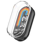 For Xiaomi Mi Band 8 Full Coverage TPU Electroplating Watch Protective Case(Transparent)