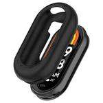 For Xiaomi Mi Band 8 Pure Color Silicone Watch Protective Case(Black)