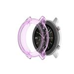 For Huami Amazfit GTR 42mm TPU Half Case Watch Case(Transparent Purple)