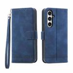 For Samsung Galaxy S23 FE Dierfeng Dream Line Leather Phone Case(Blue)