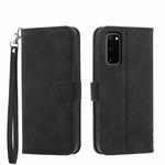 For Samsung Galaxy S20 Dierfeng Dream Line Leather Phone Case(Black)