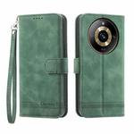 For Realme 11 Pro Dierfeng Dream Line Leather Phone Case(Green)