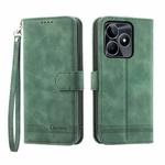 For Realme C53 Dierfeng Dream Line Leather Phone Case(Green)