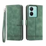 For vivo Y36 Dierfeng Dream Line Leather Phone Case(Green)