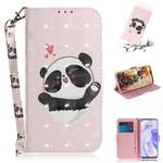 For Huawei P40 lite 5G 3D Painted Pattern Magnetic Attraction Horizontal Flip Leather Case with Holder & Card Slot & Wallet & Lanyard(Love-heart Bear)