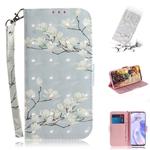 For Huawei P40 lite 5G 3D Painted Pattern Magnetic Attraction Horizontal Flip Leather Case with Holder & Card Slot & Wallet & Lanyard(Magnolia)