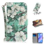 For Huawei Y8p / P Smart S / Enjoy 10s 3D Painted Pattern Magnetic Attraction Horizontal Flip Leather Case with Holder & Card Slot & Wallet & Lanyard(Watercolor Flowers)