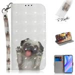 For Huawei Y8p / P Smart S / Enjoy 10s 3D Painted Pattern Magnetic Attraction Horizontal Flip Leather Case with Holder & Card Slot & Wallet & Lanyard(Pekingese Dag)