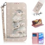 For Xiaomi Redmi 10X 5G 3D Painted Pattern Magnetic Attraction Horizontal Flip Leather Case with Holder & Card Slot & Wallet & Lanyard(Squirrels)