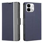 For vivo iQOO Z9x 5G Twill Texture Side Button Leather Phone Case(Blue)