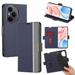 For Honor 400 Pro Global 160.8mm Twill Texture Side Button Leather Phone Case(Blue)