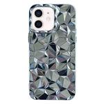 For iPhone 11 Electroplating Honeycomb Edged TPU Phone Case(Silver)