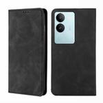 For vivo S17 5G / S17 Pro 5G Skin Feel Magnetic Leather Phone Case(Black)