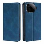 For vivo iQOO Z9 Turbo Skin Feel Magnetic Leather Phone Case(Blue)