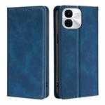 For vivo iQOO Z9x 5G Skin Feel Magnetic Leather Phone Case(Blue)