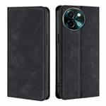 For vivo Y38 5G / T3x Global Skin Feel Magnetic Leather Phone Case(Black)