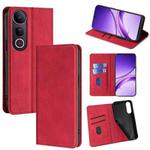 For vivo V50 Lite 5G Skin Feel Magnetic Leather Phone Case(Red)