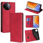 For vivo Y39 5G Global Skin Feel Magnetic Leather Phone Case(Red)