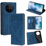 For vivo X200s 5G Skin Feel Magnetic Leather Phone Case(Blue)