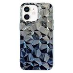 For iPhone 11 Electroplating Honeycomb Edged TPU Gradient Phone Case(Blue)