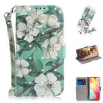 For Xiaomi Mi Note 10 Lite 3D Painted Pattern Magnetic Attraction Horizontal Flip Leather Case with Holder & Card Slot & Wallet & Lanyard(Watercolor Flowers)