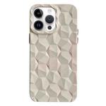 For iPhone 13 Pro Max Honeycomb Edged TPU Phone Case(White)