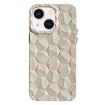 For iPhone 13 Honeycomb Edged TPU Phone Case(White)