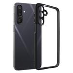 For Samsung Galaxy M16 5G Frosted TPU + Transparent PC Phone Case(Black)