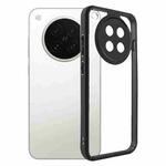 For OPPO Find X8s Frosted TPU + Transparent PC Phone Case(Black)